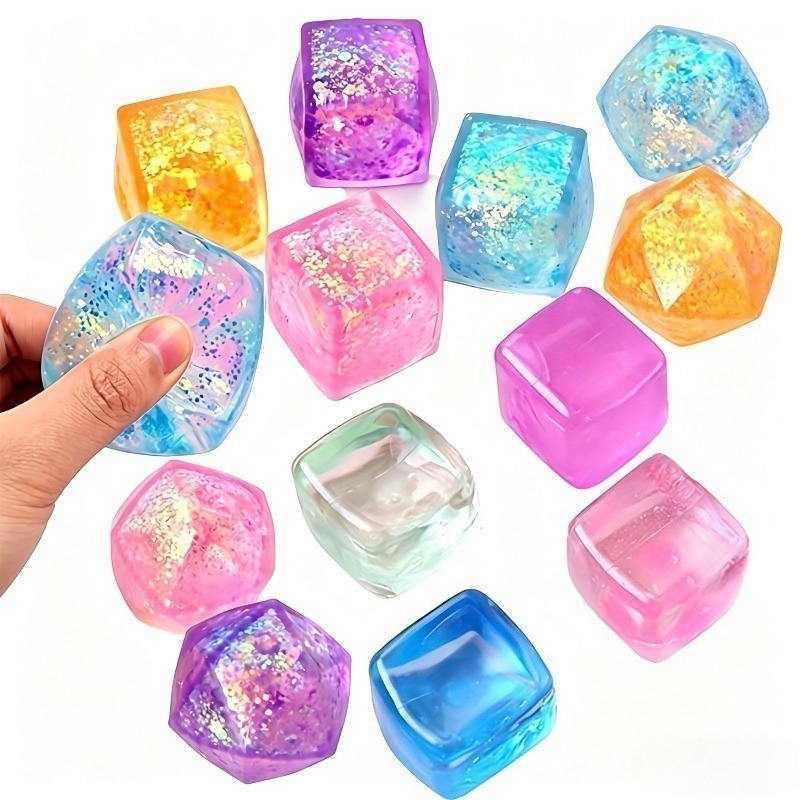 Fidget Cube Original - Squishy Mini Water Cube Squeeze Toy