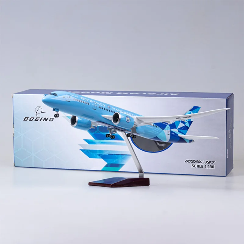 Model Airplane Plastic - 1/130 Scale B787 Dreamliner Aircraft ETIHAD