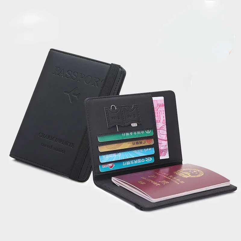 Card Top Loader - Women Men Travel Passport Holder Cover