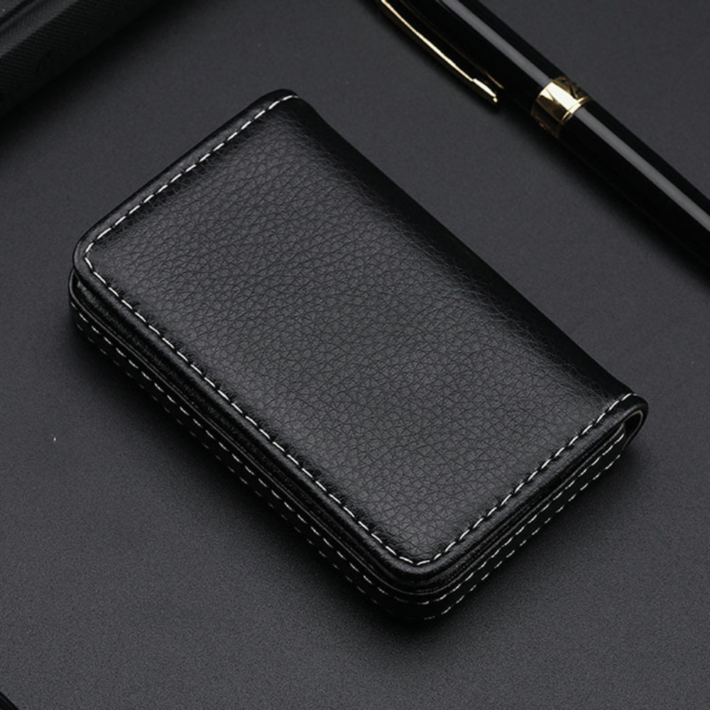 Sized Stitched PU Leather Cred - Card Top Loader recensie en prijs