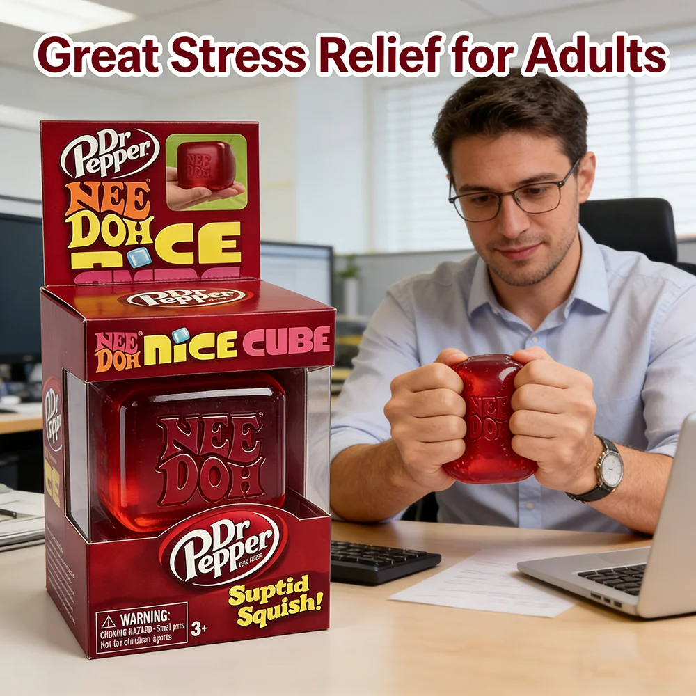 %% Dr Pepper x NeeDoh Nice Cub - Fidget Cube Original recensie en prijs