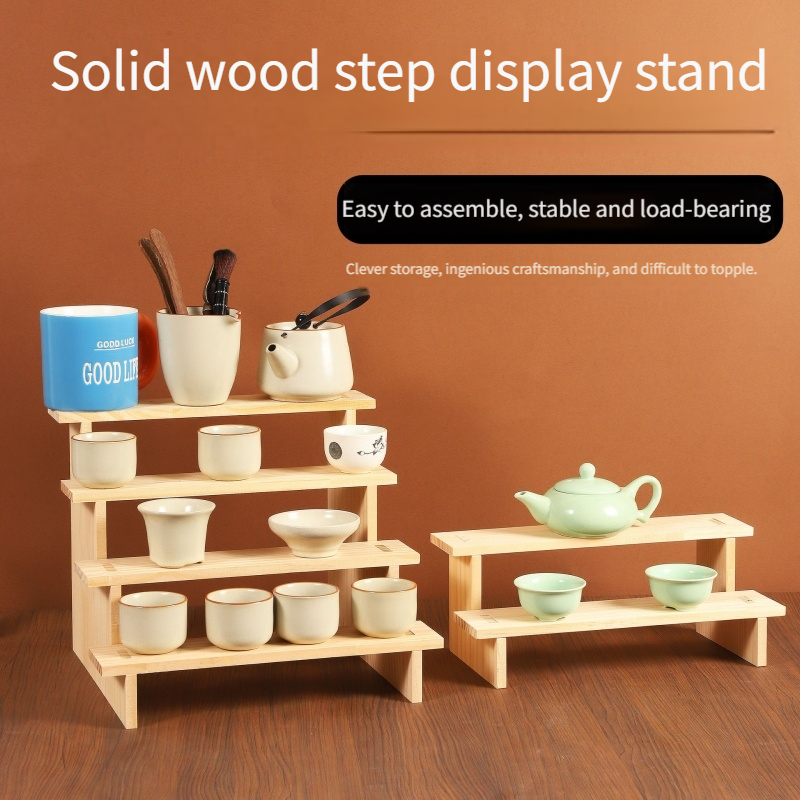 Wood Display Riser Wood Displa - Display Risers Set recensie en prijs