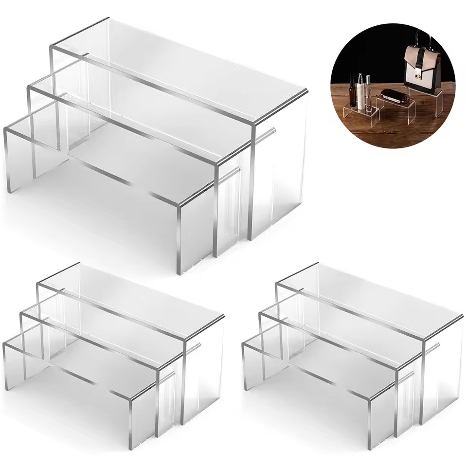 3/6/9/12Pc Clear Acrylic Displ - Display Risers Set recensie en prijs