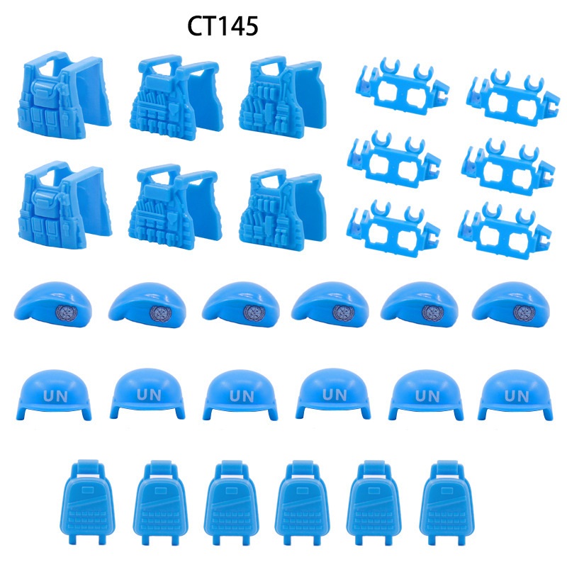 UN peacekeeping Forc Beret Bul - Lego Minifigure Holder recensie en prijs