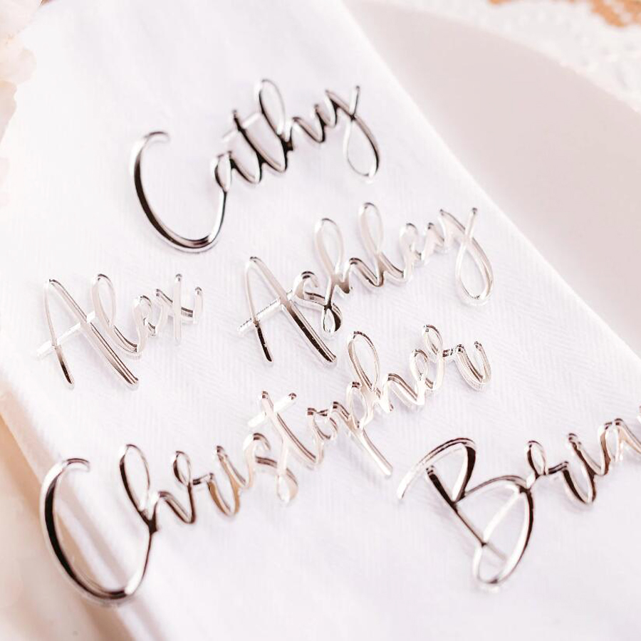 Acrylic Name Place Cards, Wedd - Graded Card Display recensie en prijs