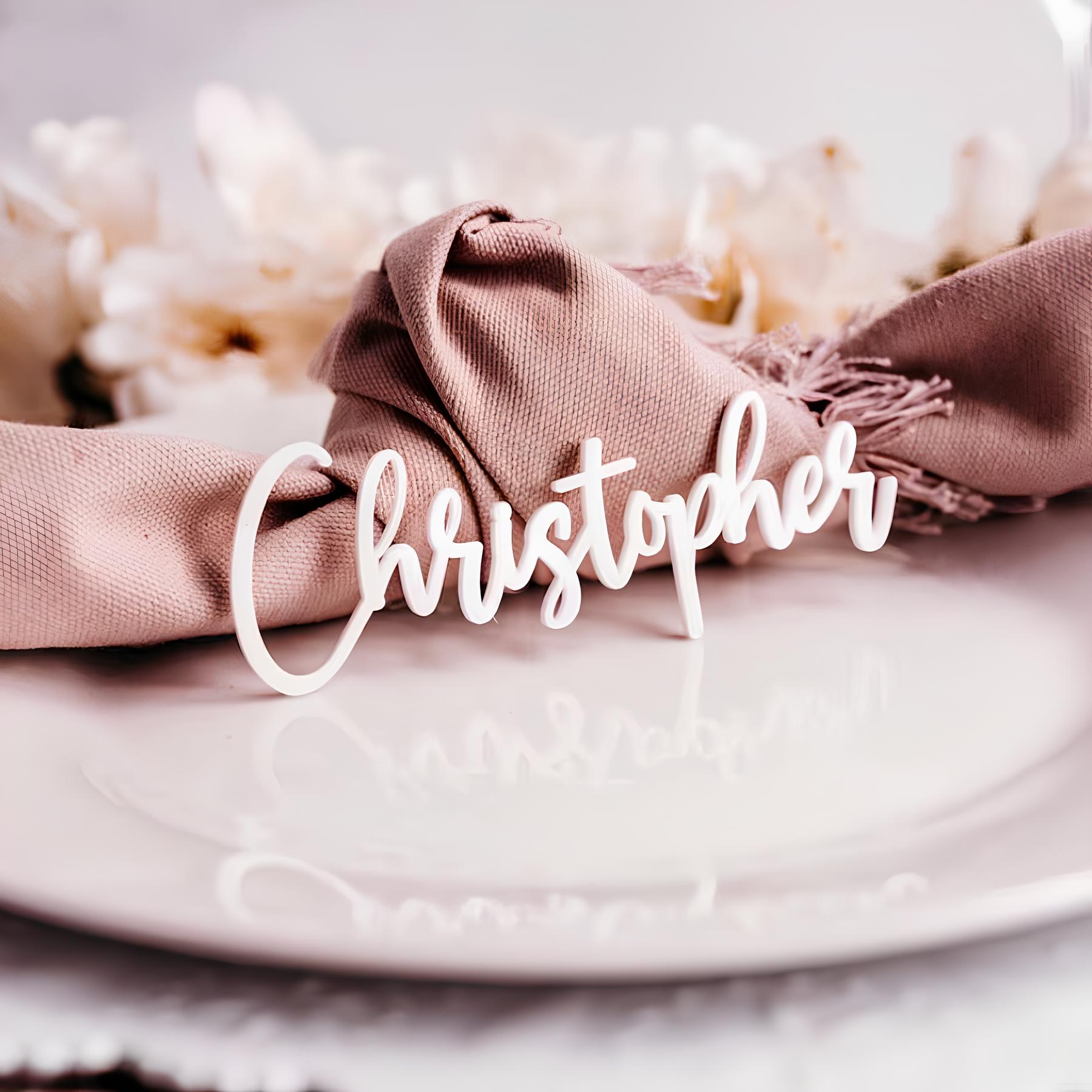 Acrylic Name Place Cards, Wedd - Graded Card Display recensie en prijs