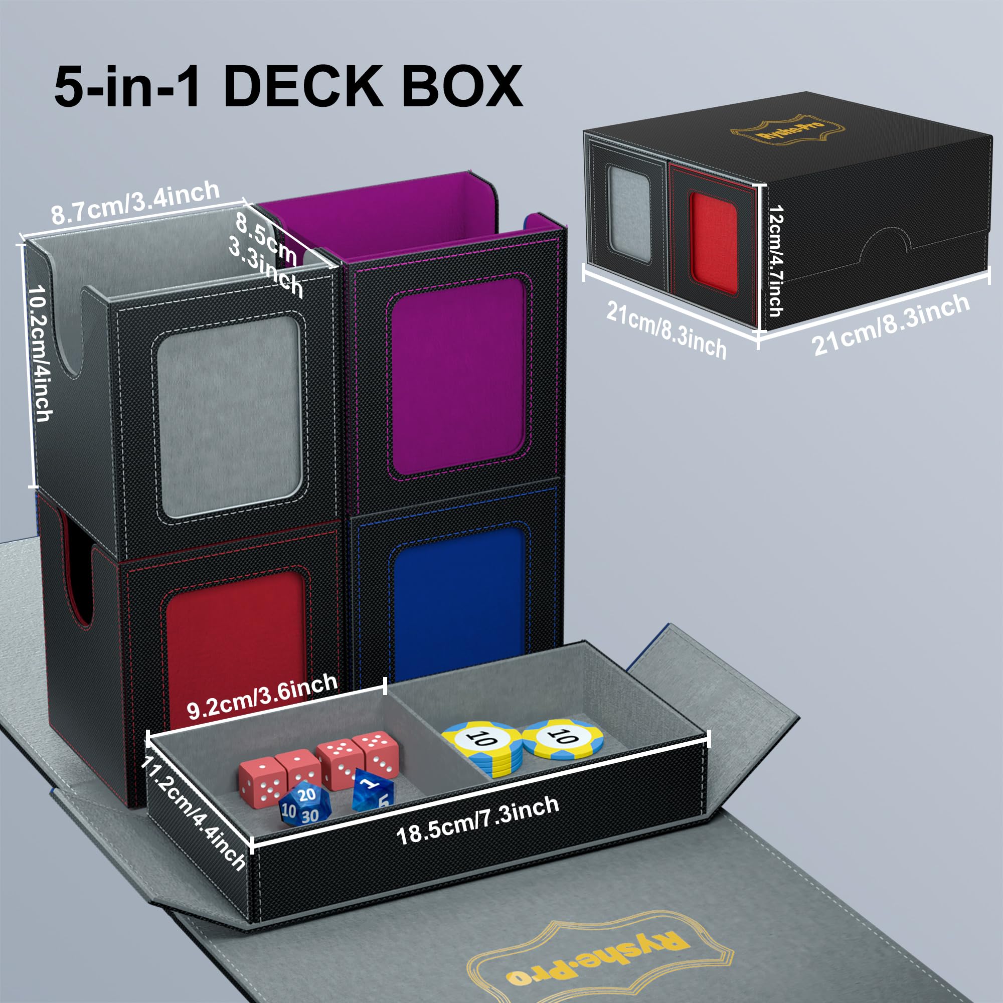 5 In 1 Deck Box For Pokemon Bl - Trading Card Binder recensie en prijs