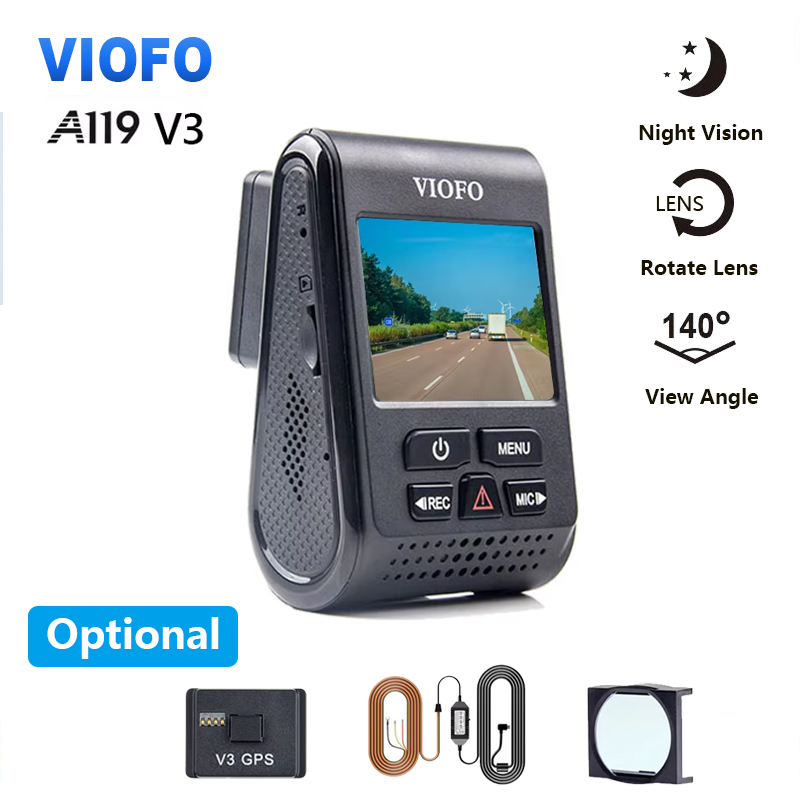 VIOFO A119 V3 2K Car DVR Super - Graded Card Display recensie en prijs
