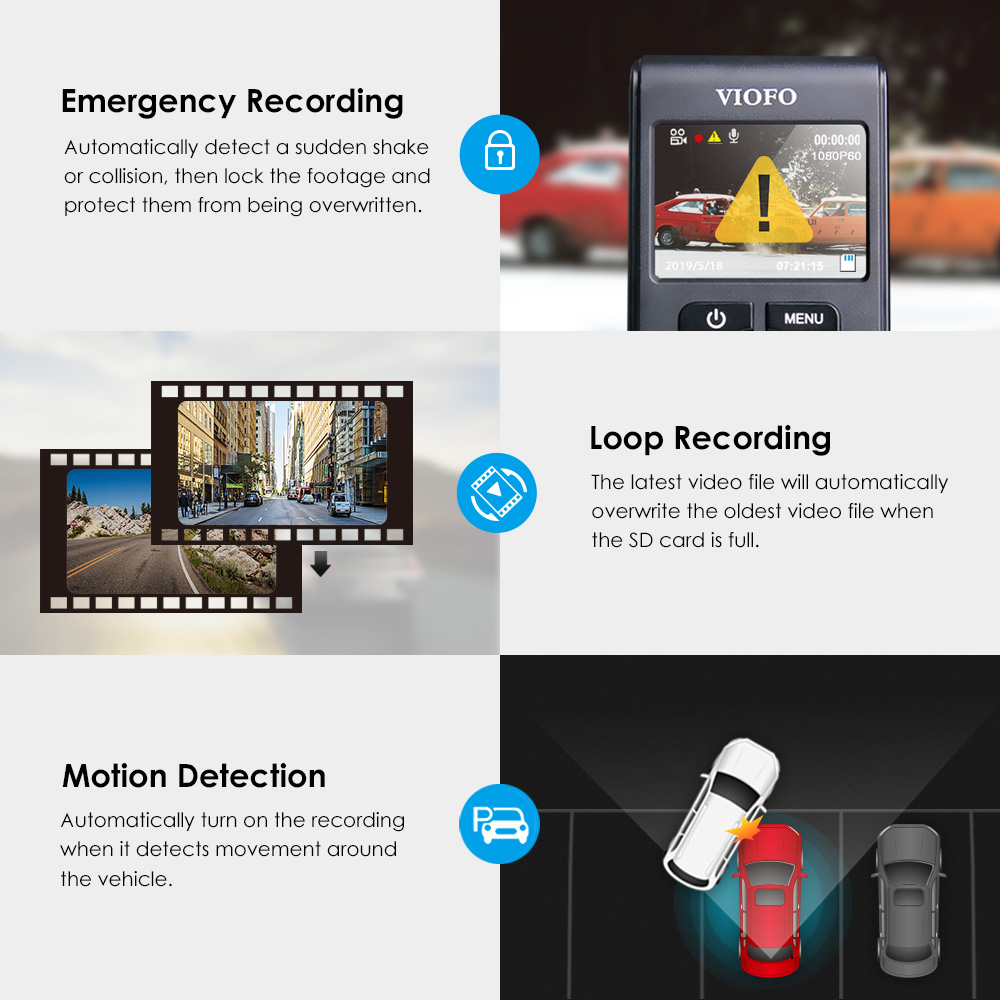 VIOFO A119 V3 2K Car DVR Super - Graded Card Display recensie en prijs