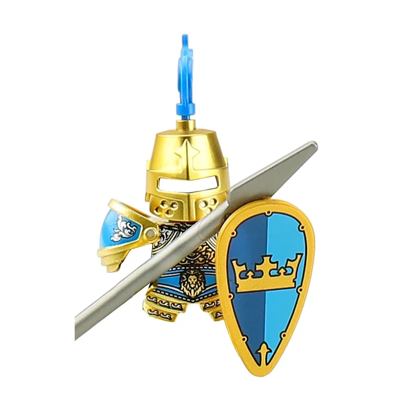 HOT White Horse Gold Crown Kni - Lego Minifigure Holder recensie en prijs