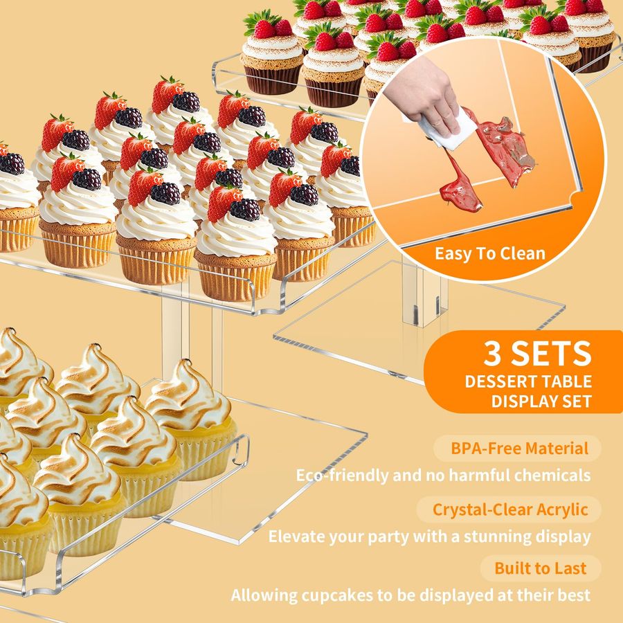 Tiered Serving Tray Set for En - Display Risers Set recensie en prijs