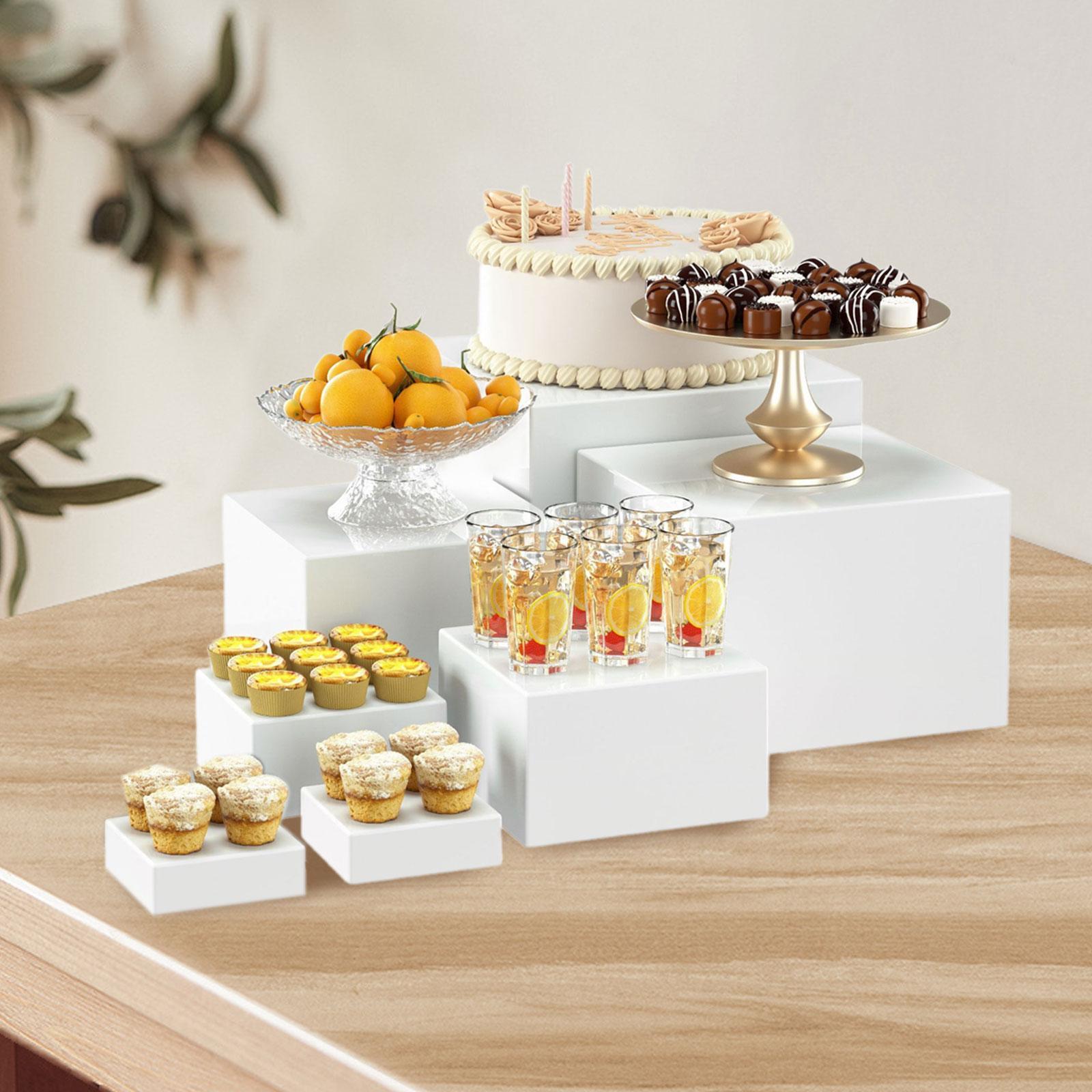 TQH 7Pcs Buffet Riser Dessert  - Display Risers Set recensie en prijs