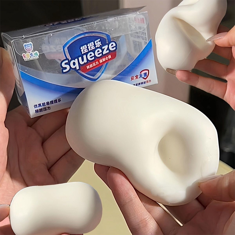Soft Fake White Soap Squishy S - Fidget Cube Original recensie en prijs