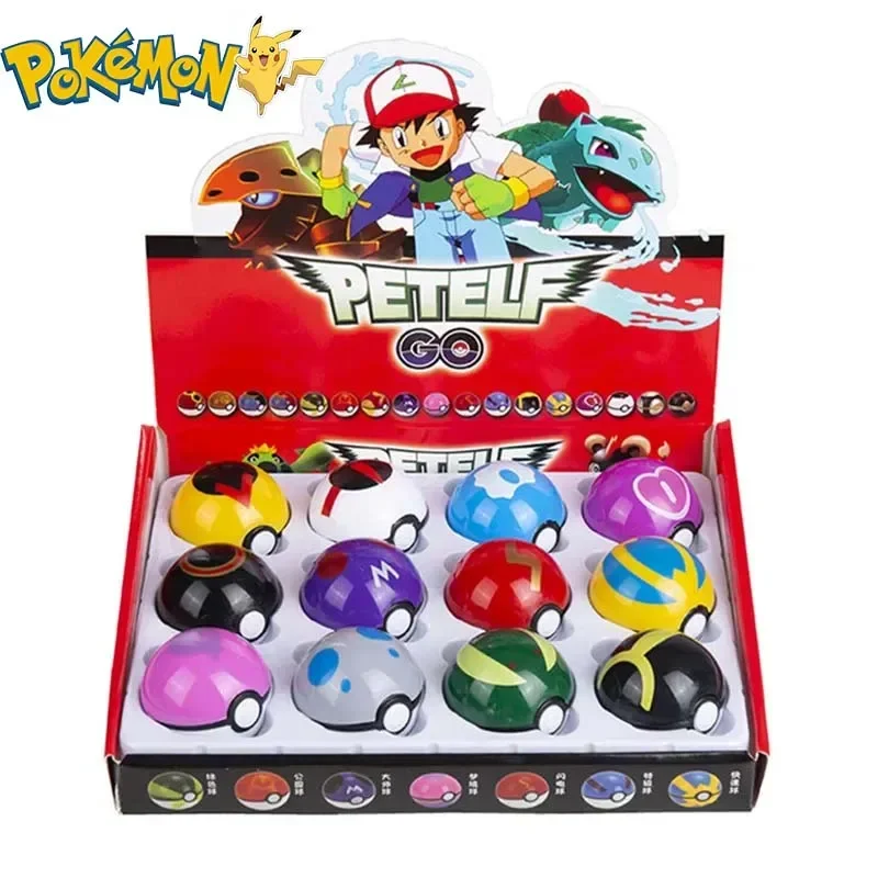 12Pcs Pokemon Figure Pokeball  - Vinyl Figure Blank recensie en prijs
