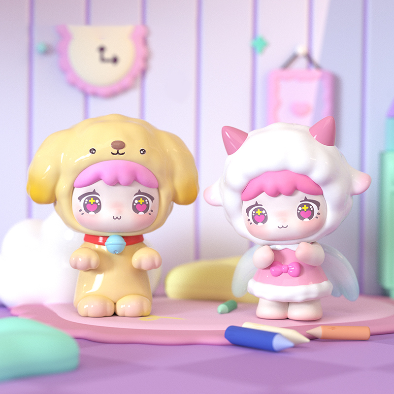 Qubii Autumn Animal Castle Day - Vinyl Figure Blank recensie en prijs