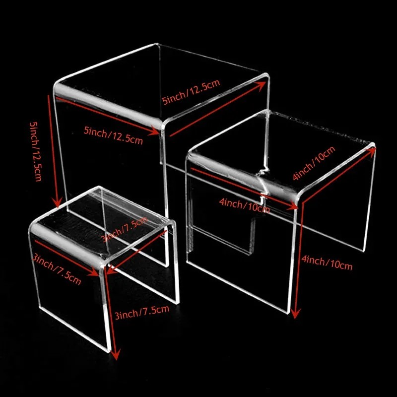 6pcs/Set Acrylic Display Stand - Display Risers Set recensie en prijs