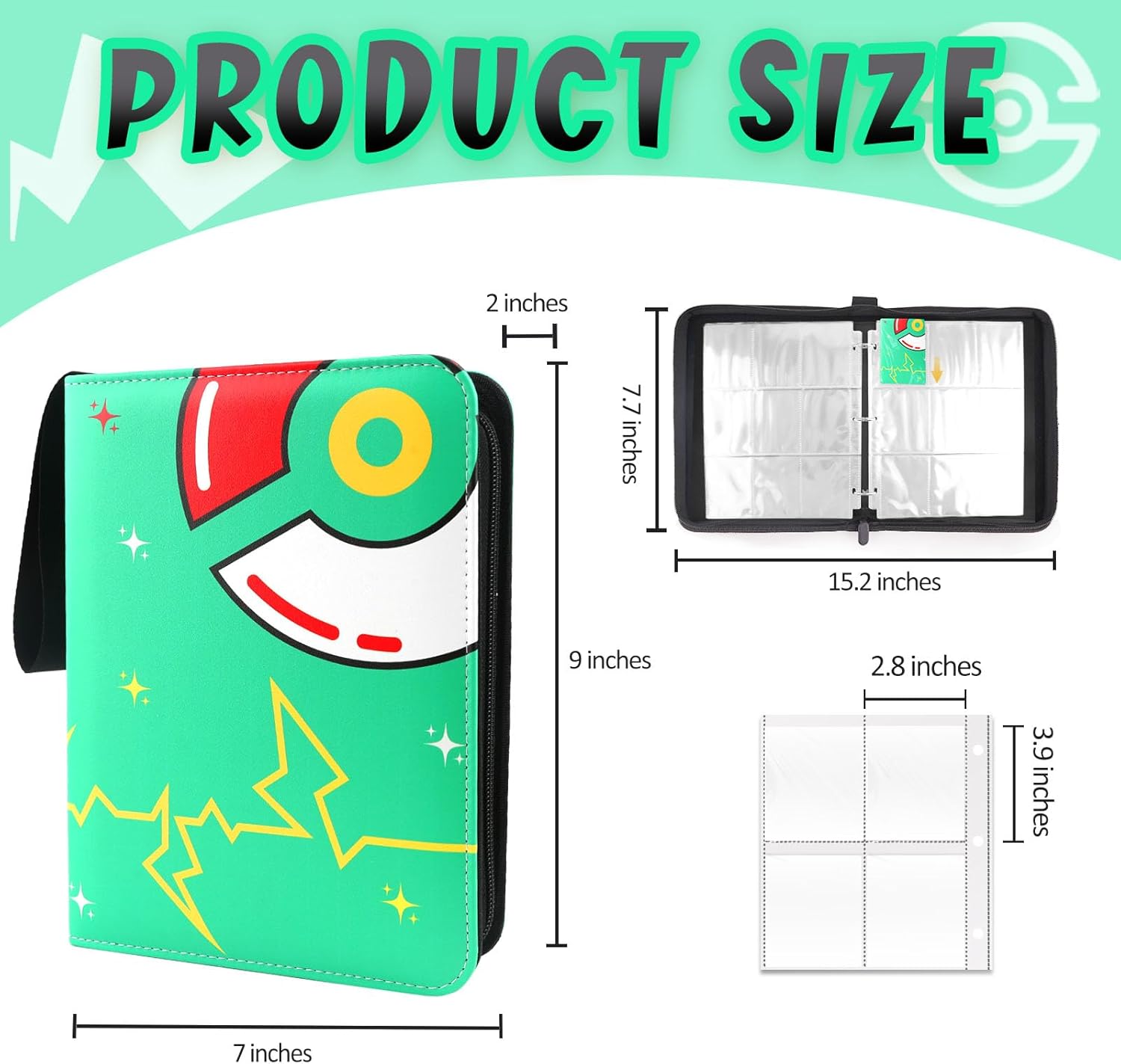 400 Pockets Card Binder with 5 - Trading Card Binder recensie en prijs