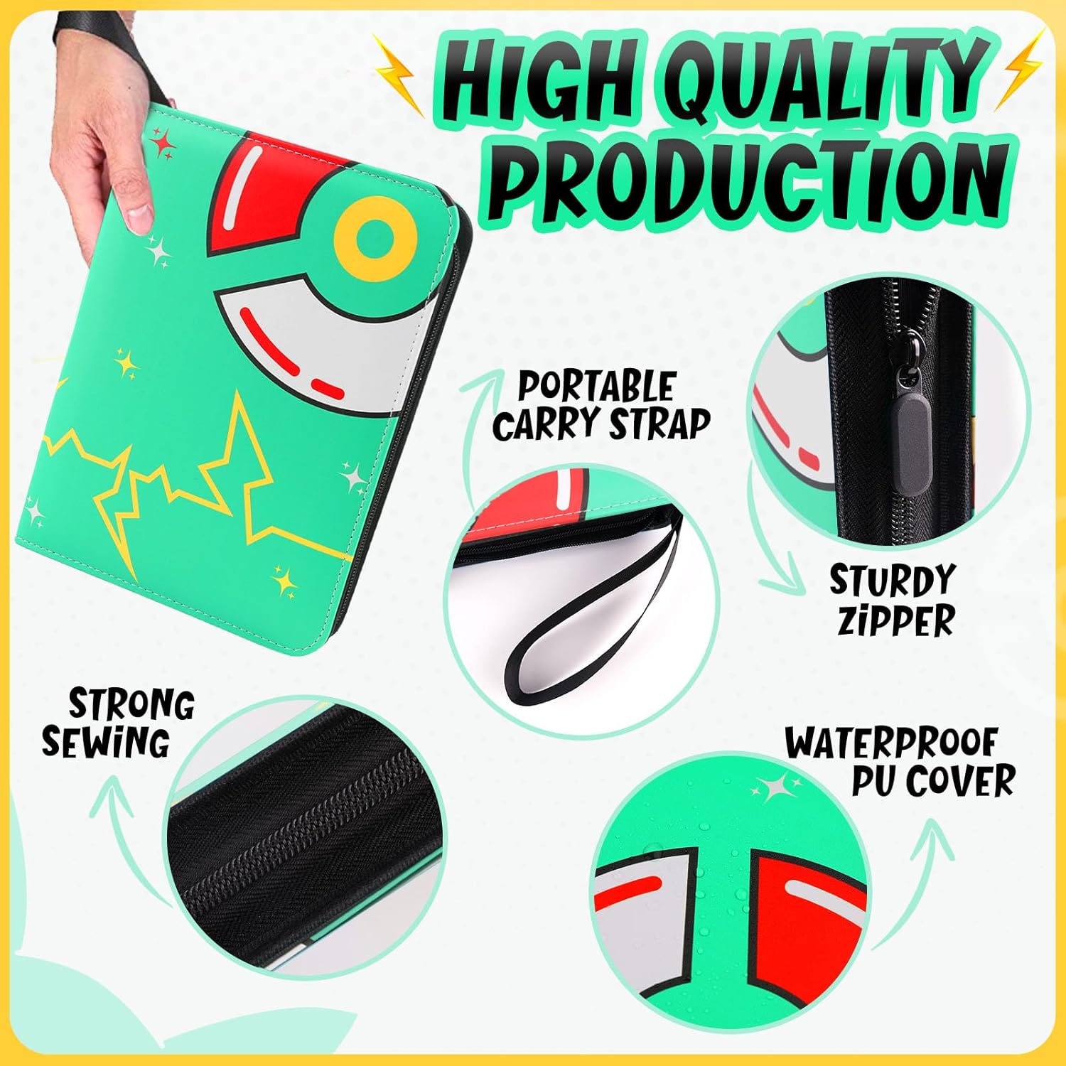400 Pockets Card Binder with 5 - Trading Card Binder recensie en prijs