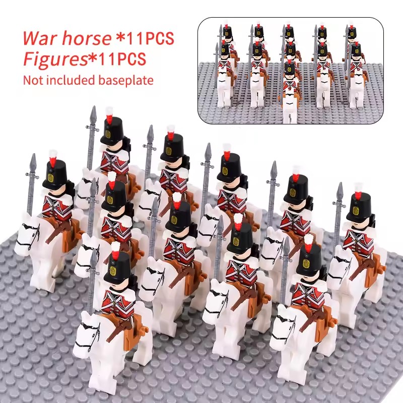 10pcs Napoleonic Wars Military - Lego Minifigure Holder recensie en prijs