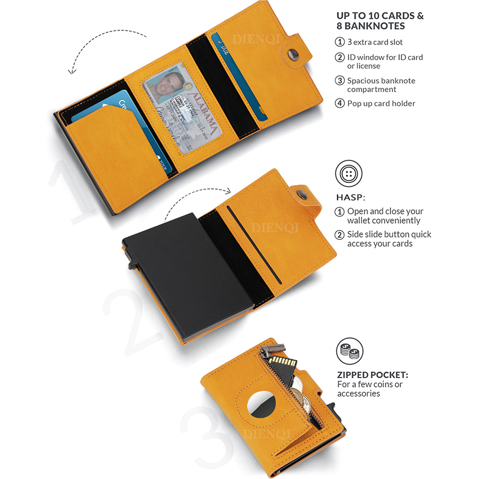 Airtag Wallet Rfid Credit Card - Card Top Loader recensie en prijs