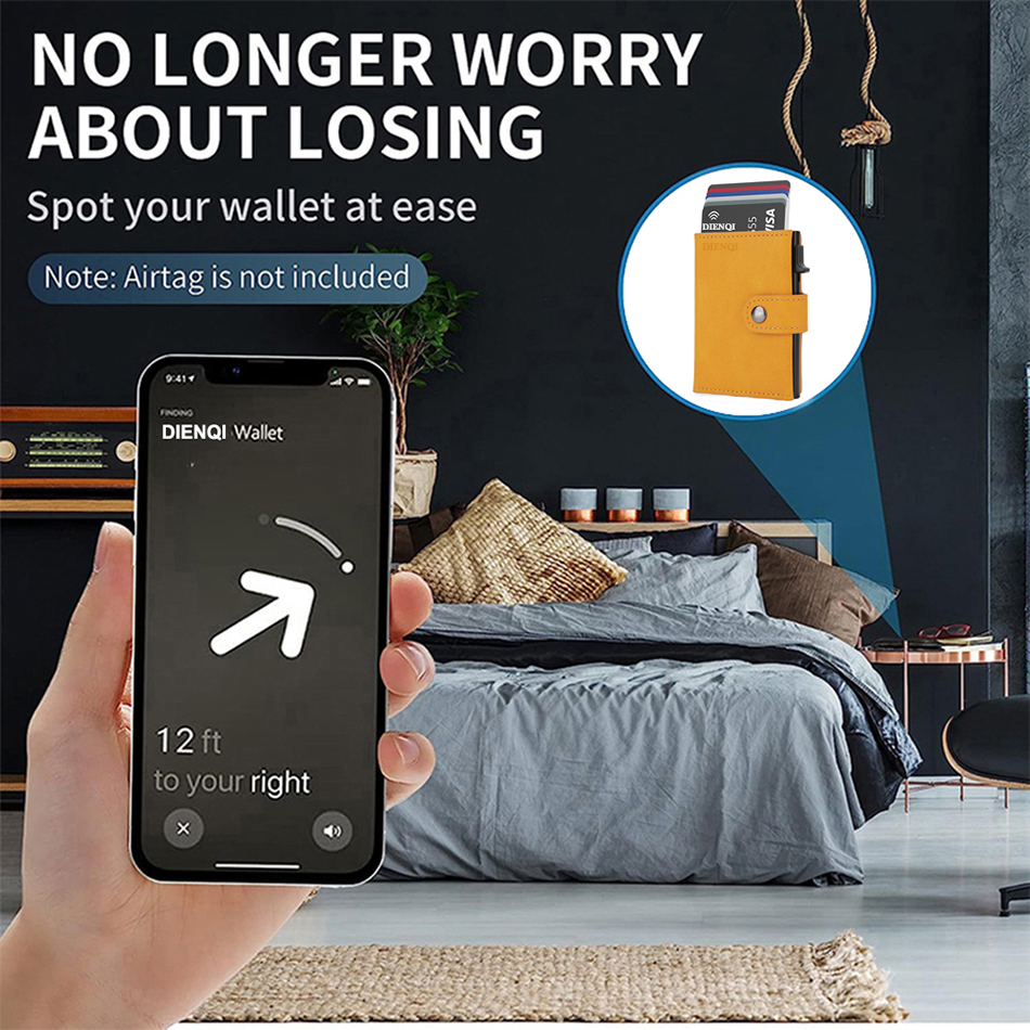 Airtag Wallet Rfid Credit Card - Card Top Loader recensie en prijs